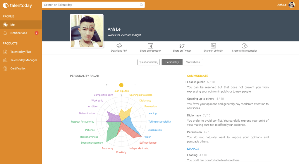 Talentoday – Ai cũng là người tài nếu hiểu bản&nbsp;thân